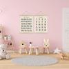 652F 2Pieces Preschool Education Frame Alphabets Number Posters for Child's Room