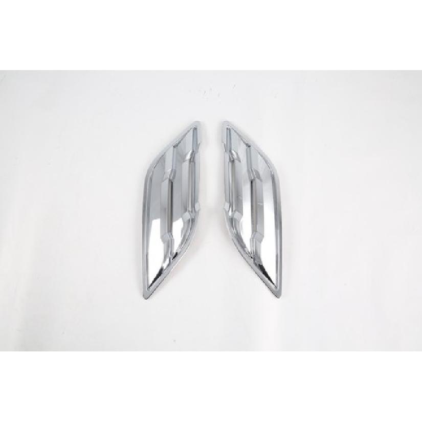 Side Fender Front Air Outlet Cover Trim For 2015- Ford F150 ABS Chrome 2pcs