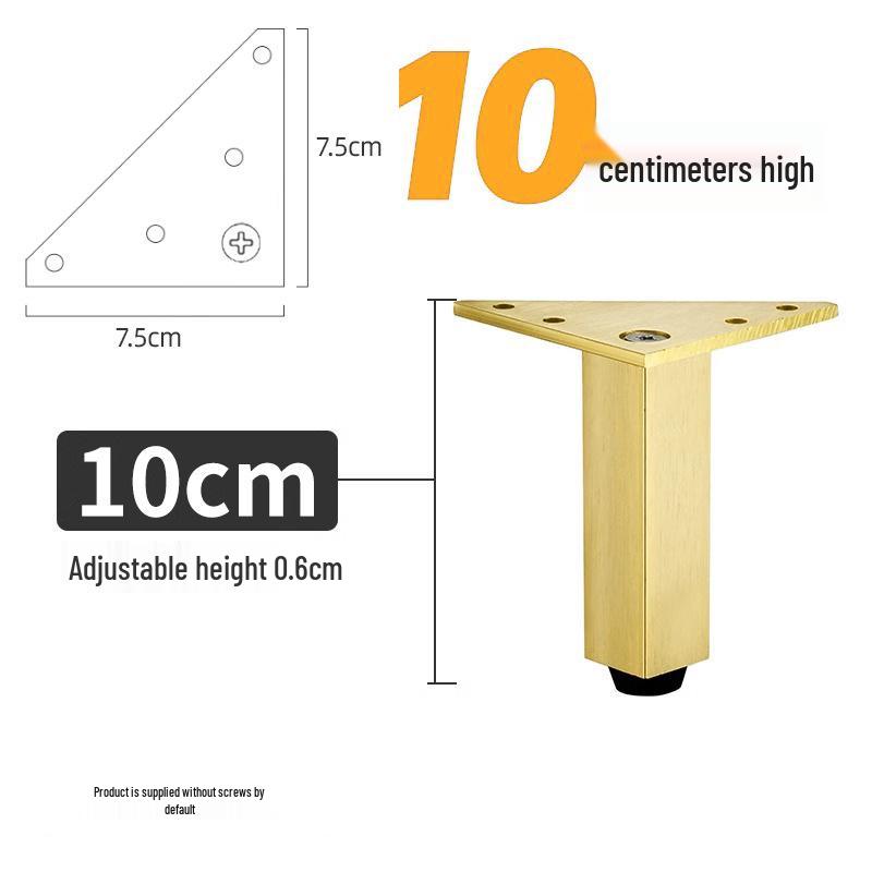 Triangular Aluminum Alloy Adjustable Sofa and Cabinet Legs