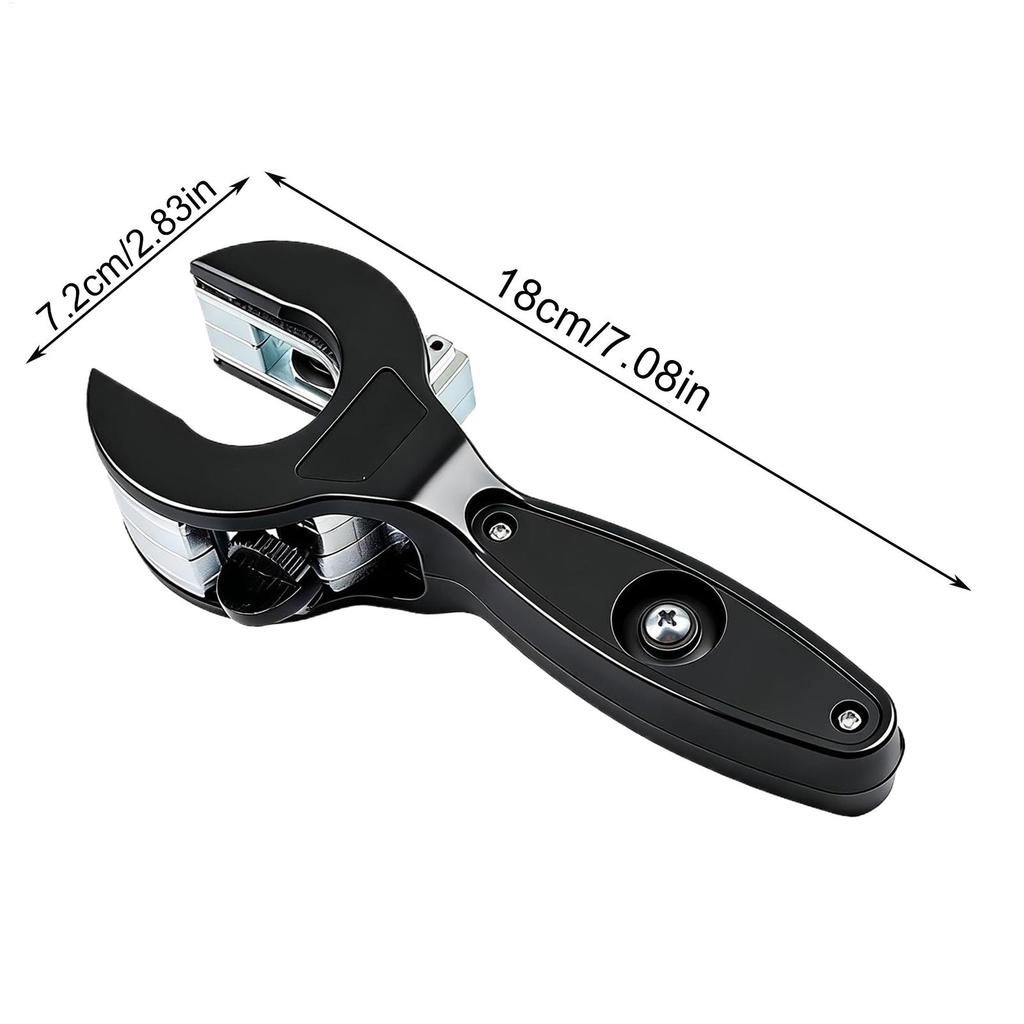 PVC Pipe Cutter Heavy Duty 2 in 1 Ratchet Hand Tool Adjustable for Copper Plumbing Construction Industrial Maintenance
