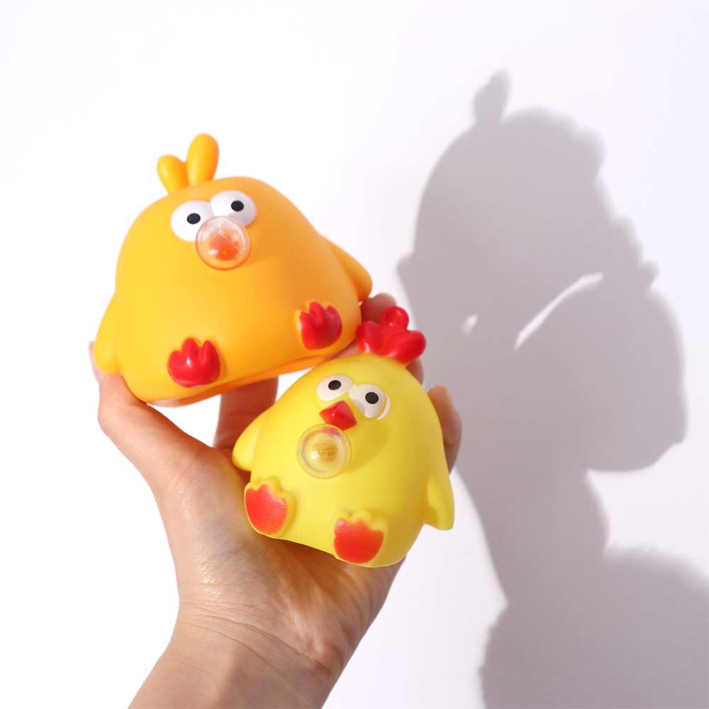Yellow Chicken Squeeze Toys Pinch Kneading Cartoon Knead Toy Squeeze Balls Pinch Toys  Baby Game