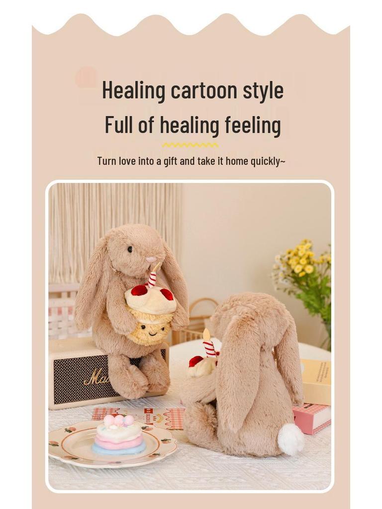 Jahodový dort Králíček Plyšová panenka Dárek pro dívky