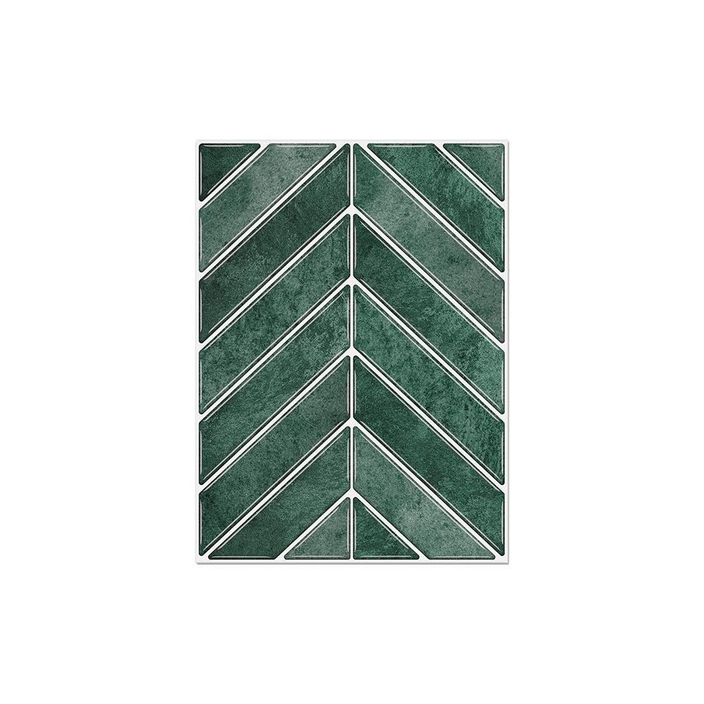 Mehrfarbige Fliesenwandaufkleber Wasserdicht 3D-Fliesen 3D-Küchenwandpapier Selbstklebend Abziehbar und Aufklebbar Spritzschutz-Aufkleber