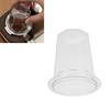 Coffee Ground Dosing Cup PC Antistatic Transparent Coffee Powder Feeder Dosing Cup for Portafilter Basket