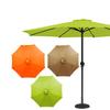 Polyester Umbrella Replacement Canopy Outdoor Umbrella Top Cover  Backyard Shade Cover