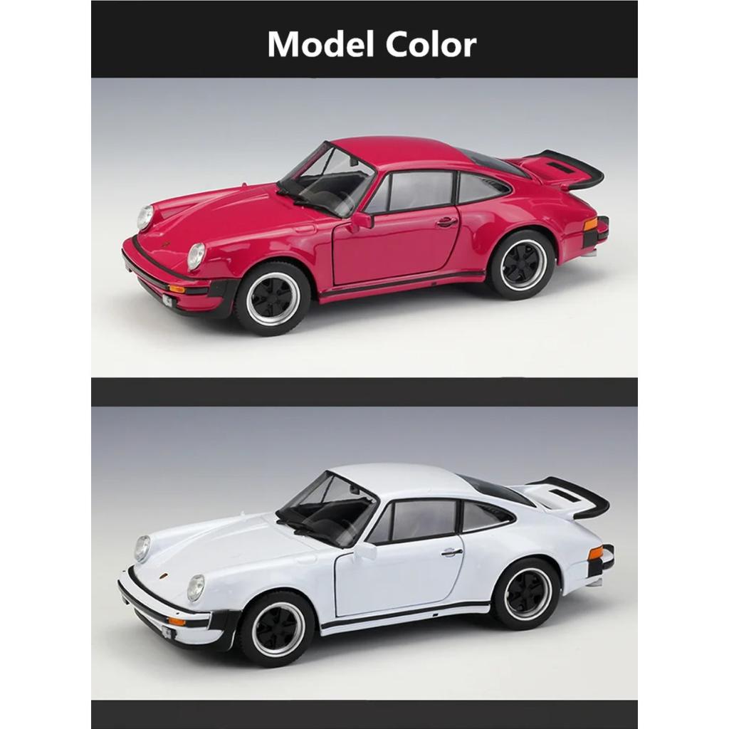 Welly 1/24 1971 Porsche 911 Turbo 3.0 Alloy Sports Car Model Diecasts Metal Classic Vehicles Car Model High Simulation Kids Gift