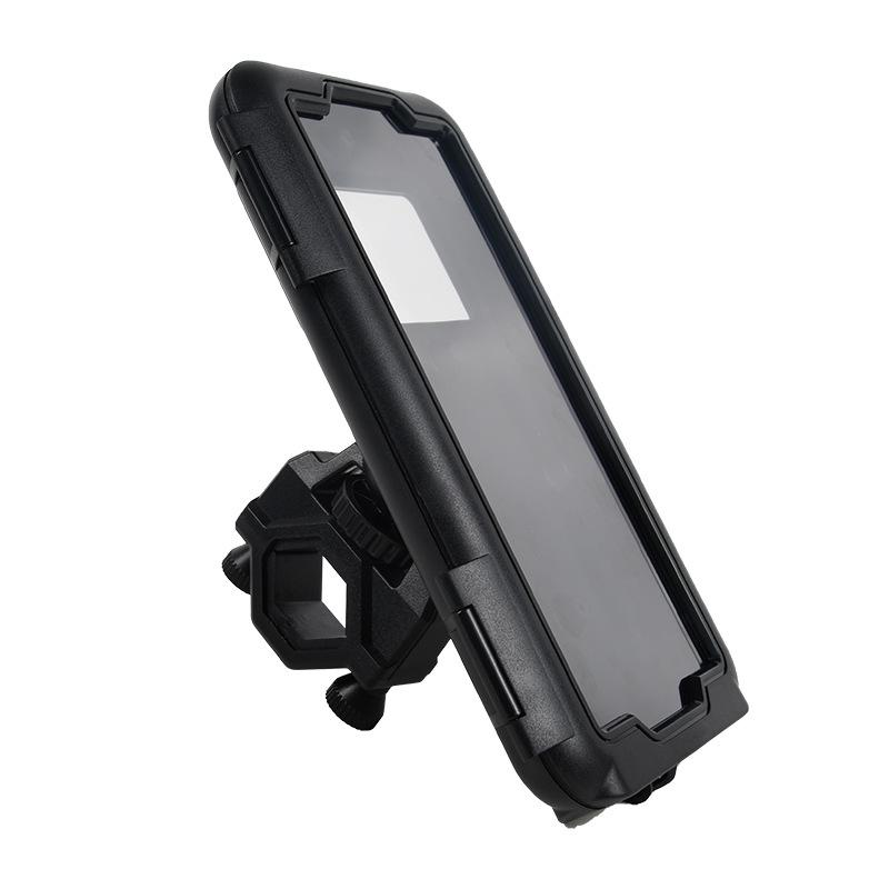 Motorcycle Phone Holder 360 Degree Rotation Cell Phone Clamp Motorbike Smartphone Mount Scooter Phone Clip For 4 -7.4 Inche
