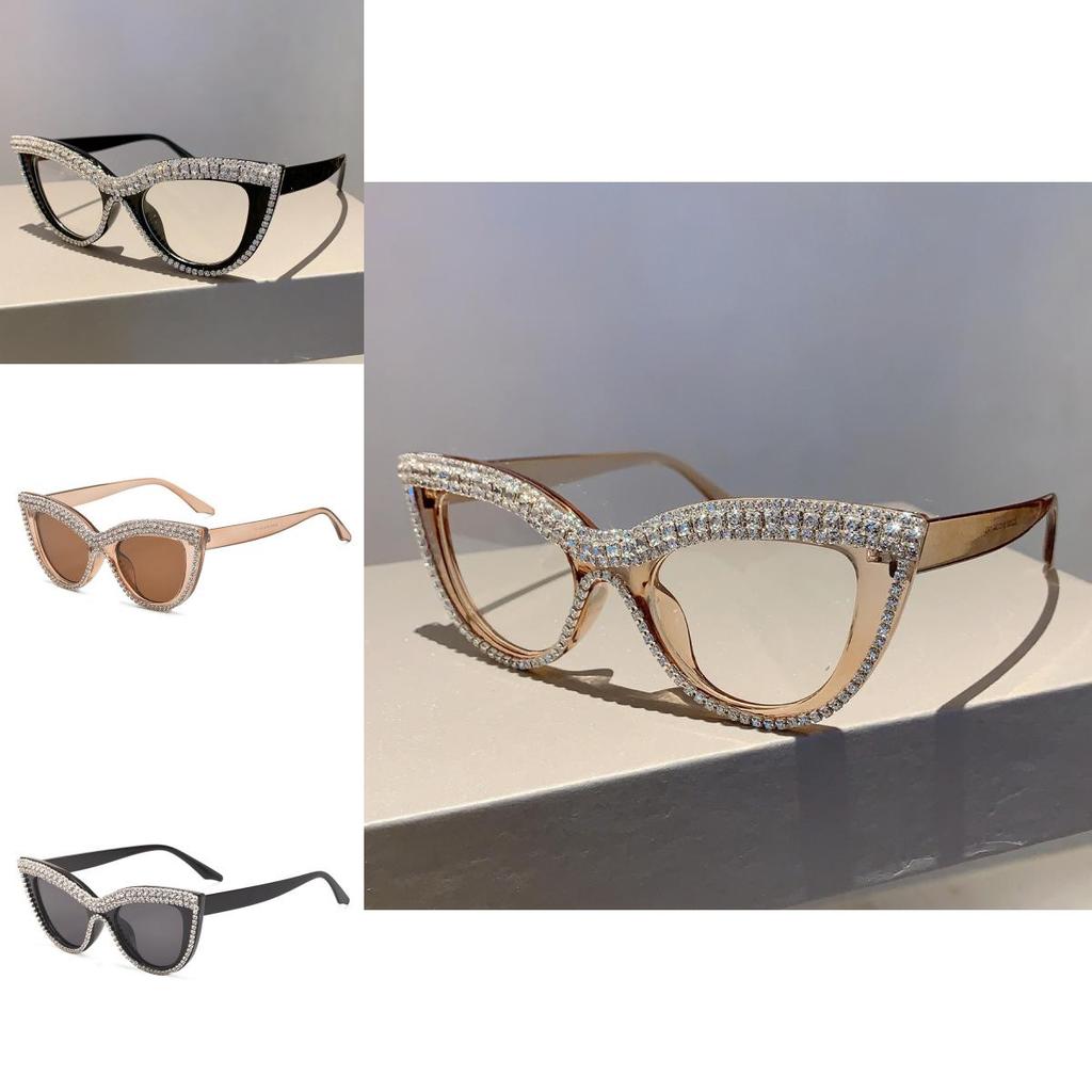 Vintage European American Punk Style Sunglasses Retro Fashion Street Snap Sunshade Shades Tea Color Lens