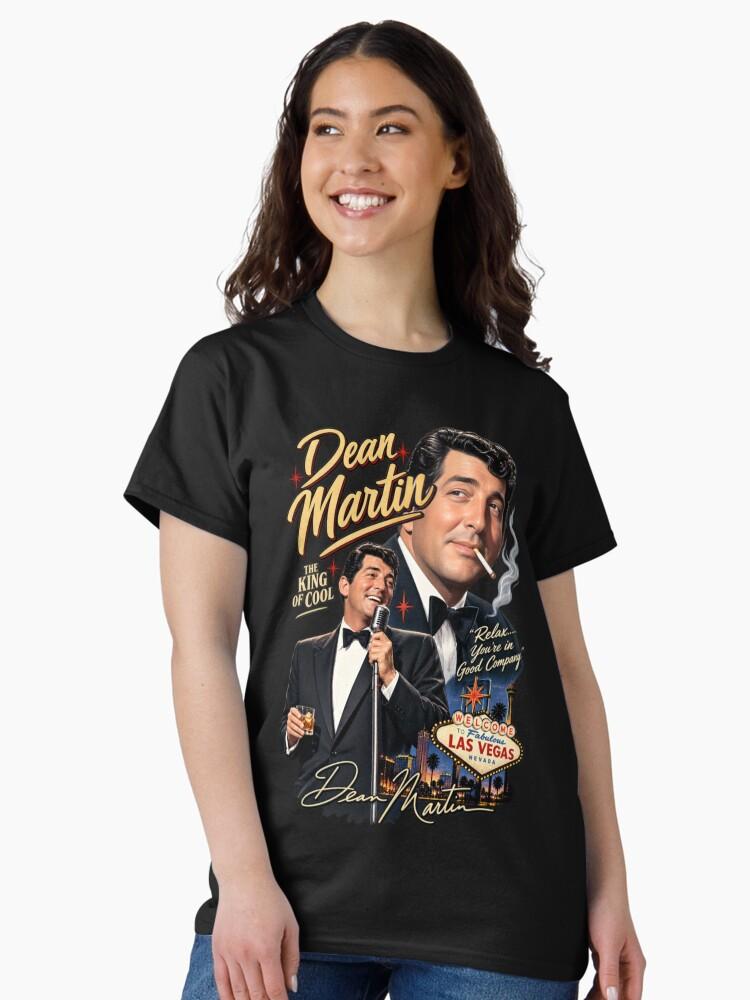 Dean Martin Dean Martin The King of Cool Retro Las Vegas Vintage Design Classic T-Shirt