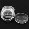 50/100/200pcs 2.5ml Clear Cosmetic Bottles Containers Pot Sample Clear Cream Jar For Nail Arts Small Clear Can Tin For Balm