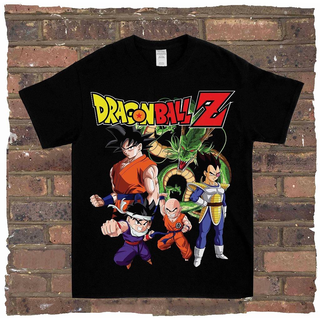 

Classic Cartoon, Anime, DRAGONBALLl Rock, Rap, Loose, High Street, High-quality Men s T-shirts, Women s T-shirts, Couple Styles S
