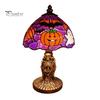 Non Dazzling Bedroom Lamp Halloween Vintage Table Lamp, Retro Resin Pumpkin Skeleton Black Cat Decorative Figurine Night Light, Gothic Bedside