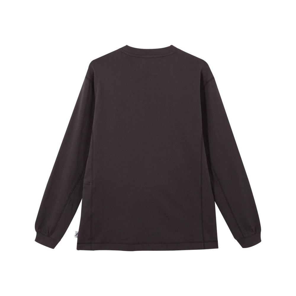 Puma Mmq Long Sleeve Tee Unisex Tops Charcoal 623051-13