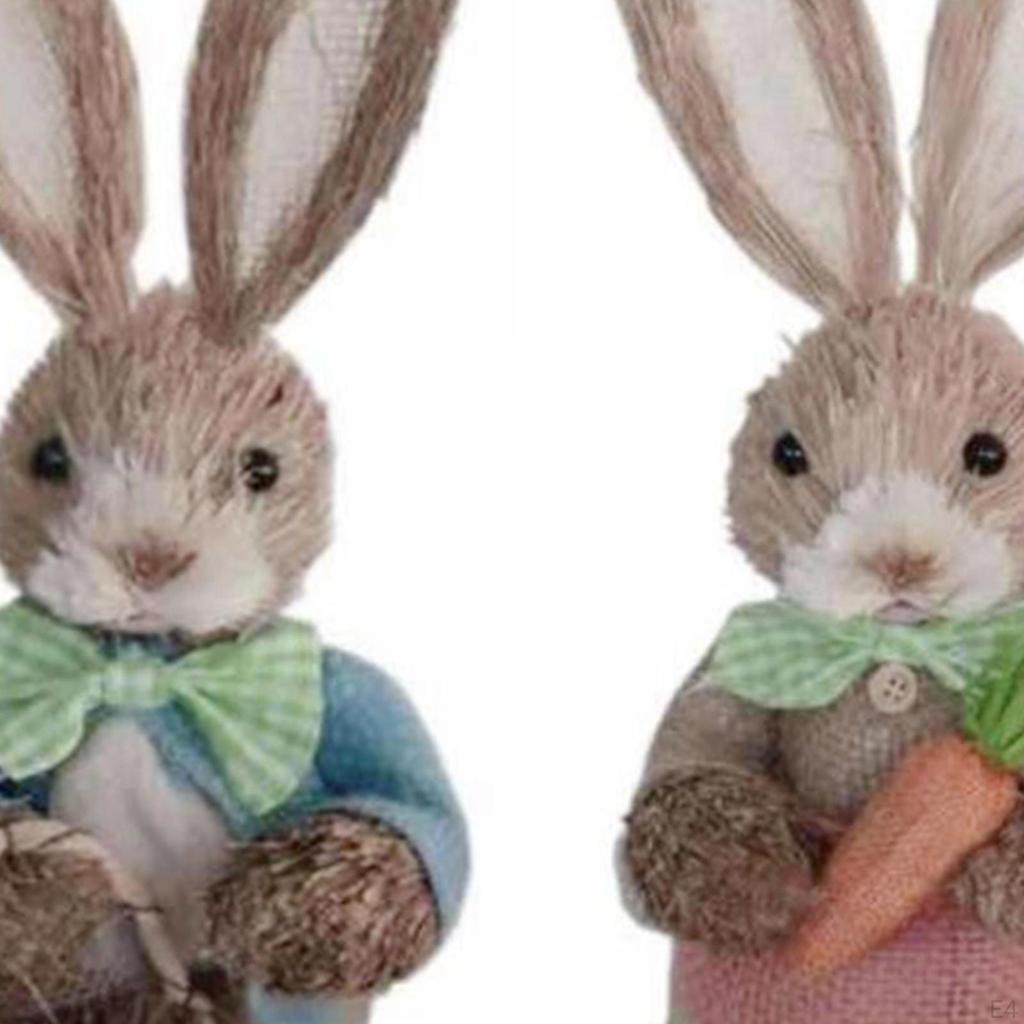 1 Pair Easter Bunny Decorations Ornaments