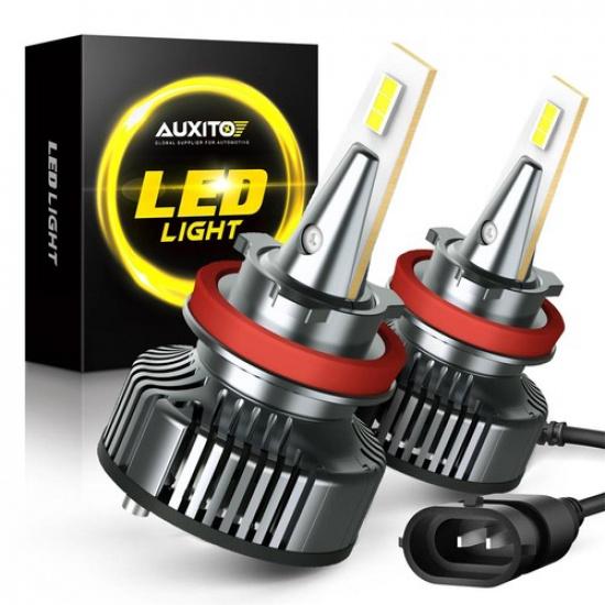 Pair H11 LED Headlight High Low Beam Bulbs Super Bright CANbus High Power