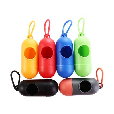 Bag Cat Puppy With Carabiner Clip Trash Sack Case Carrier Pet Waste Bag Holder Dog Poop Bags Dispenser Garbage Storag Box