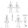 Pierrot Clown Costume For Themed Parties And Cosplay Events With Comfortable Polyester Material