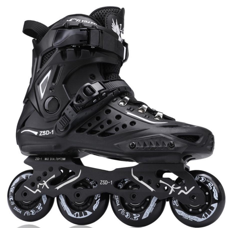 

University Club Adult Freestyle Skates: Roller & Inline Rink Ice Skates 40 чёрный