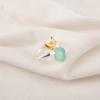 Sisters Day Deal Aqua Chalcedony Stone 925 Silver Birthday Statement Trendy Ring RR-58-19