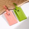 PU Leather Luggage Tag Suitcase Address Label Travel ID Clip Business Boarding Case Accessories