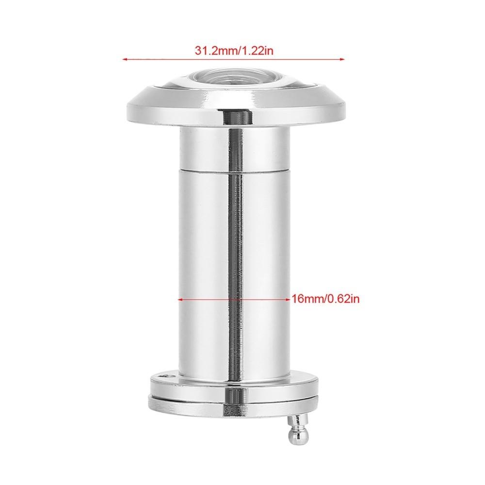 200 Degree Peephole 5/8 Inch Pipe Diameter Gold Door Viewer Brushed Chrome Red Bronze Wide Viewing Angle Peephole Office