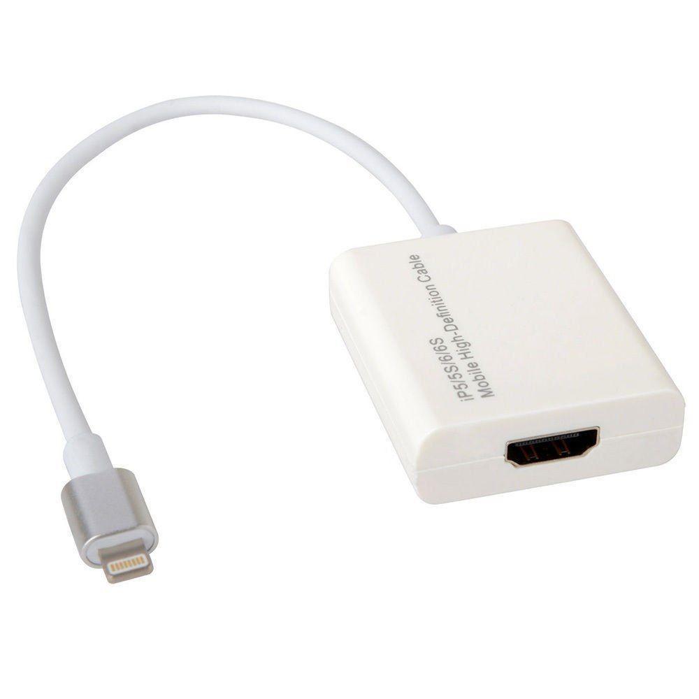 To Lightning Hdmi Adapter Cable Iphone Same Screen Hd Video Converter