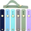 6 Pcs Telescopic Finger Strap Silicone Strap for Phone Cell Phones Straps Grip Holder Back Hand Band Phone Holder Grip Portable Finger Straps for