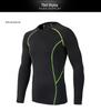Men's Thermal Running & Ski Suit: Elastic, Warm, Breathable Quick-Dry Fitness Wear for Basketball Training in Autumn & Winter.