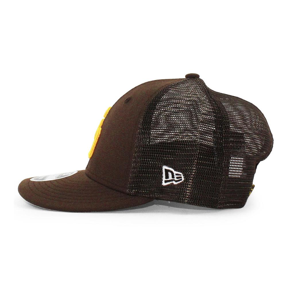 [New Era] Mesh Cap LP9FIFTY San Diego Padres MLB TRUCKER MESH CAP SAN DIEGO PADRES LOW PROFILE SNAPBACK SNAPBACK Hat 950 [Product]
