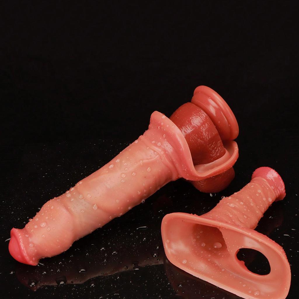 Tierischer Riesen-Silikon-Pferdeschwanz-Dildo, Penisholster, Penisvergrößerung, Dildo-Sets, Analspielzeug, Prostata-G-Punkt-Stimulator, weiblicher Orgasmus, Sexspielzeug