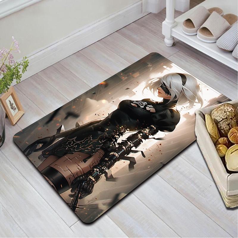 Popular Female Character Rug Floor Mat for Living Room or Bedroom Soft and Comfortable Carpet a Gift for Birthday and Holiday.MFF0918150