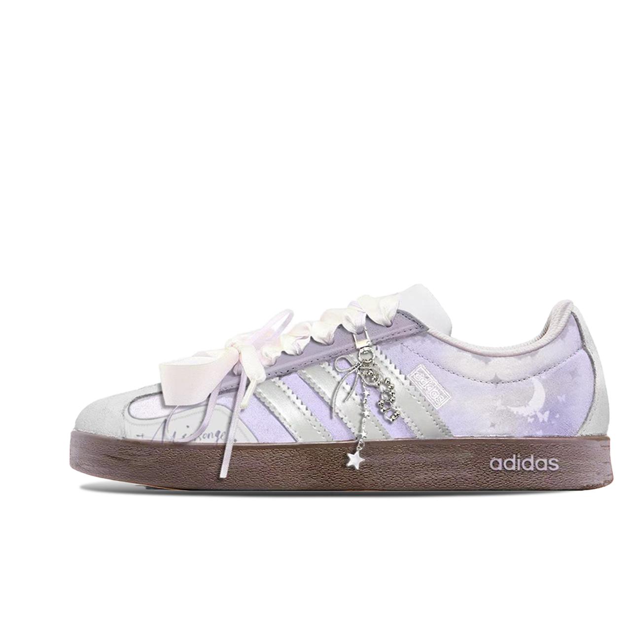 

Adidas Neo VL Court 2.0 Low top Skateboard Shoes Unisex Purple Brown HQ1802(TeamM-) 36