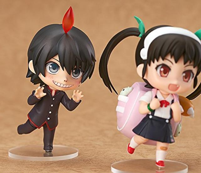 Nendoroid Monogatari Series Araragi Koyomi ABS Painted Movable Figure Non-scale & ATBC-PVC