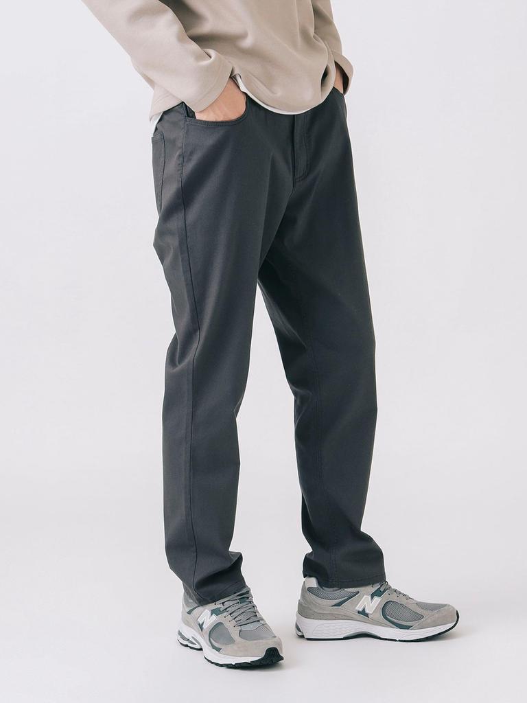 Beams Heart Narrow Pique XL Men's 5-Pocket Jeans, Gray,