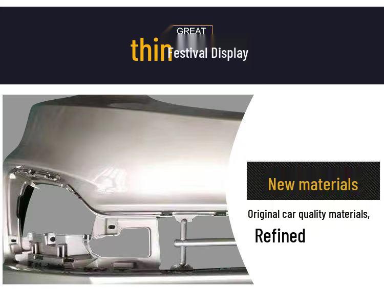 Fits Geely Vision 2020 & 2021: front bumper, guard, painted surround, enhanced original parts.