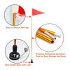 1.2M Kayak Safety Flag Track Mount Kayaking Visibility Kit Easy Installation Stable Base Kayak Marine Flag Diy Accessories