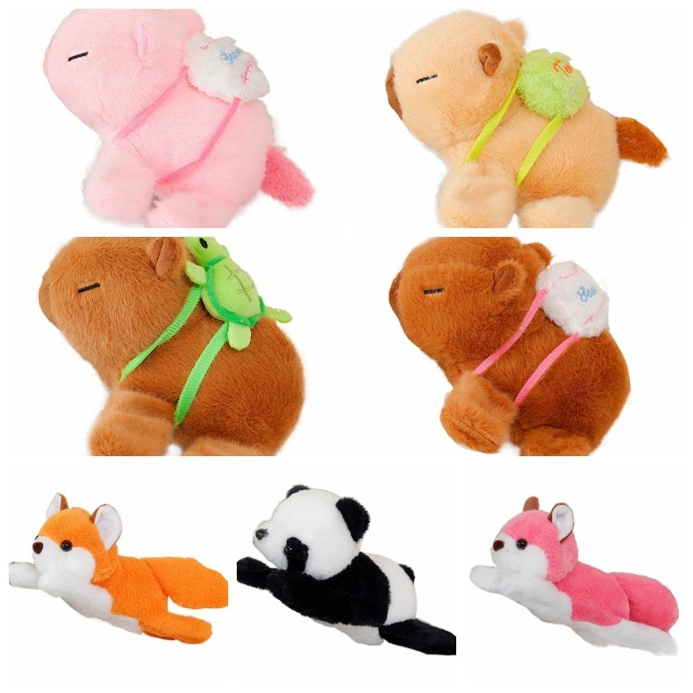 Simulation Capybara Slap Bracelet Wrist Style Cartoon Rodent Plush Doll Slap Bracelet Soft Cute Capybara Plush Wrist Band