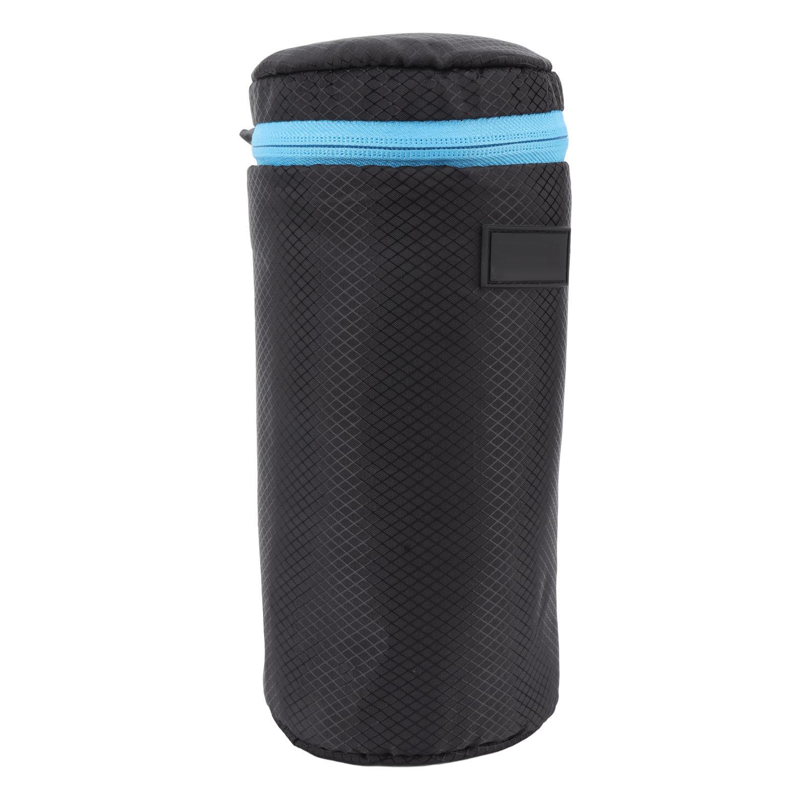 Pochette de Protection pour Objectif d'Appareil Photo Néoprène Étanche Étui Sac avec Fermeture Éclair pour Appareil Photo Reflex Numérique XL black