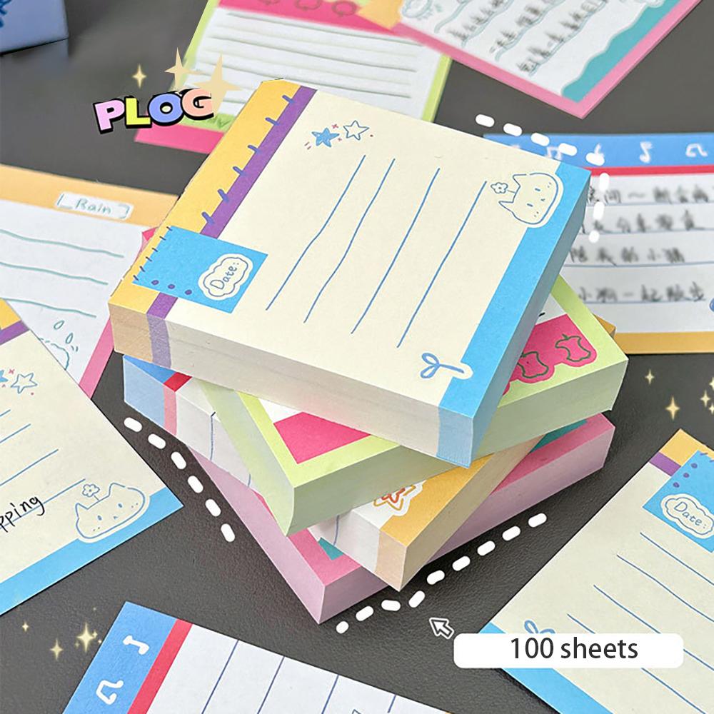 Memo Book Creative Simple and Tearable Memo Book Student Office Message Book Portable Memo Notebook