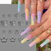 1Pcs Cute Flower Nail Art Mold Silicone Nail Charm Stereoscopic Relief 3D Nail Template Diy For Manicure Decoration