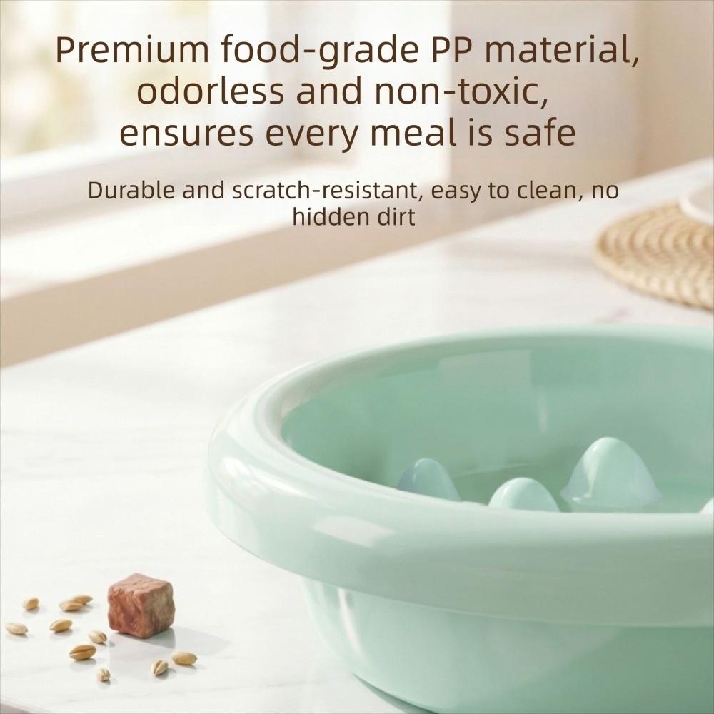 With Stand Slow-Feeding Bowl Bite-resistant Anti-Overturning Bowl Elevated Cat Bowl Outdoor Use