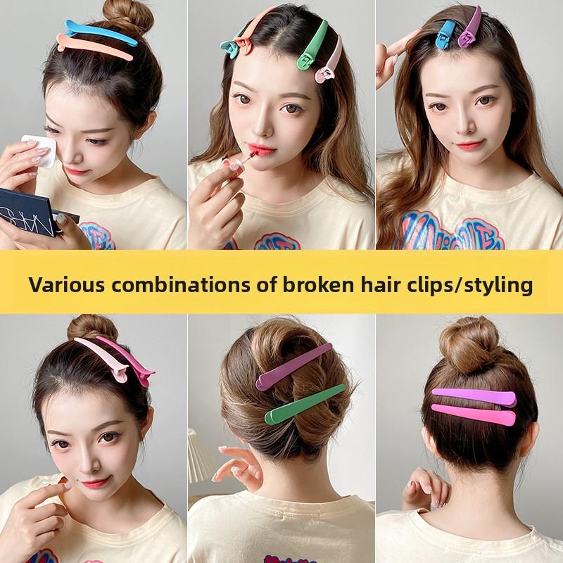 Hair Clips Face Clips Bobby Pins Bangs Clips Duckbill Clips Side Clips Versatile and Elegant Women's Candy-colored Minimalist Hair Accessories