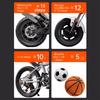 Flexible Hose Bicycle Tire Pump High Pressure Portable Tire Inflator  Motorcycle Tires
