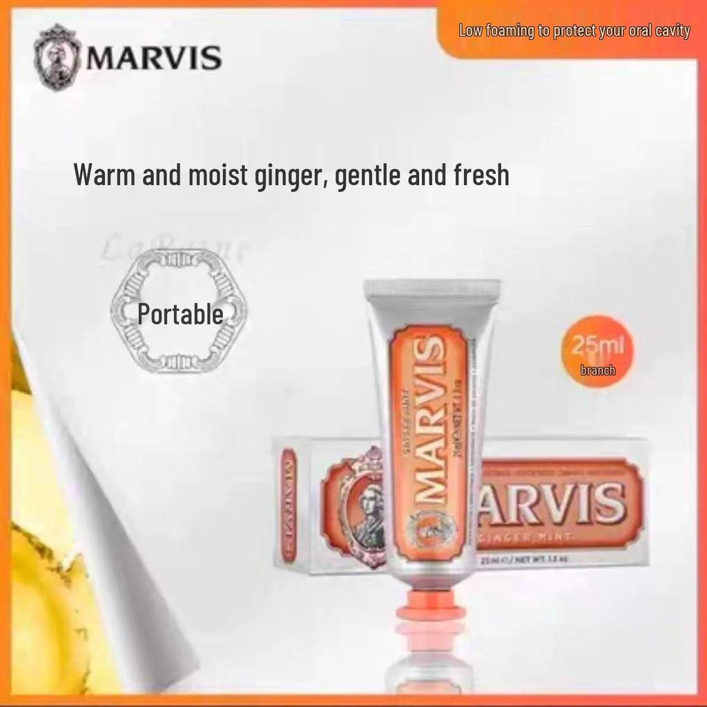Marvis Silver Mint Toothpaste 85ml - Imported from Italy for Fresh Breath & Stain Removal, Popular Choice.