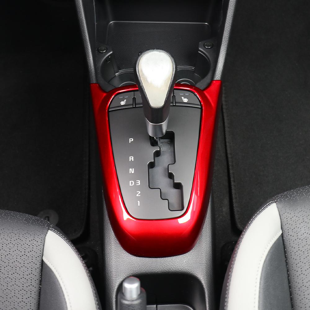 For Kia Morning 2020-2023 Picanto 2019 Red Interior Central Control Panel Decal Center Console Gear Shift Trim Cover