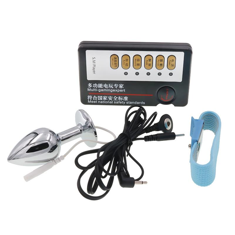 Electric Shock Pulse Sex Product Silicone Penis Ring with Bell Masturbation Passion Sex Tools Adult Supplies Men