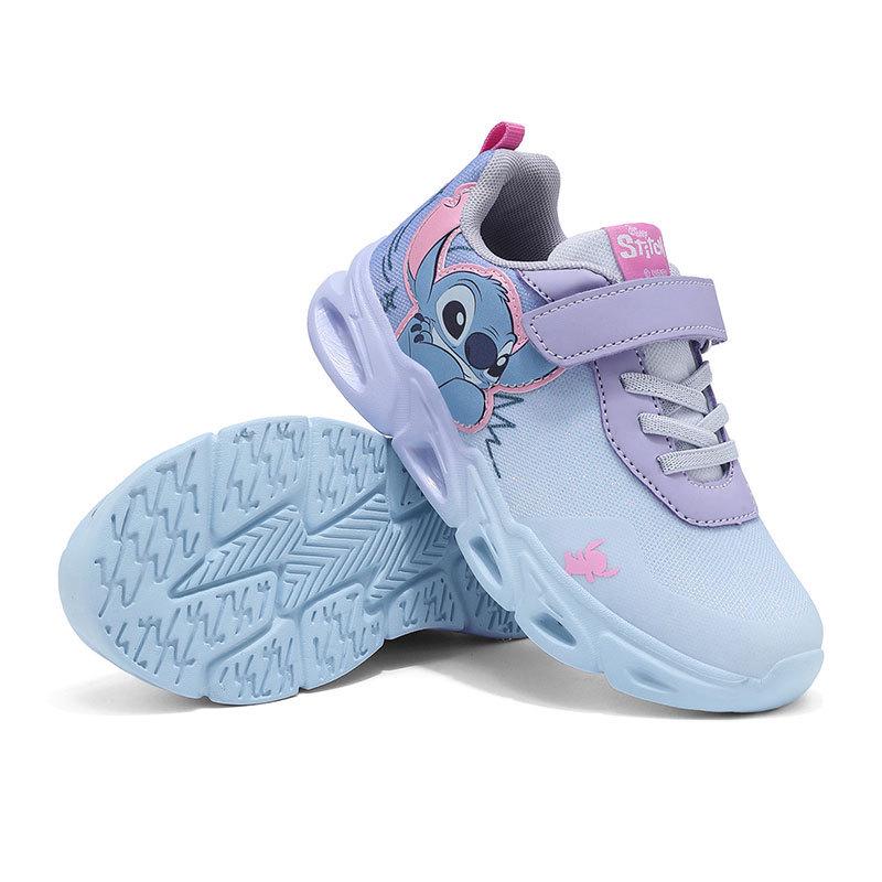 Children's Light-Up Breathable Mesh Sports Shoes for 3-7 Years - Spring/Autumn 2026, Dad Style, Luminous Running Shoes
