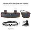 New Car Visor Glasses Case Premium ABS Flocking Inner Auto Glasses Organizer Storage Case Anti-Scratch Eyeglasses Protection Box