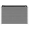 Garden Raised Bed WPC 150 x 100 x 91 cm Grey