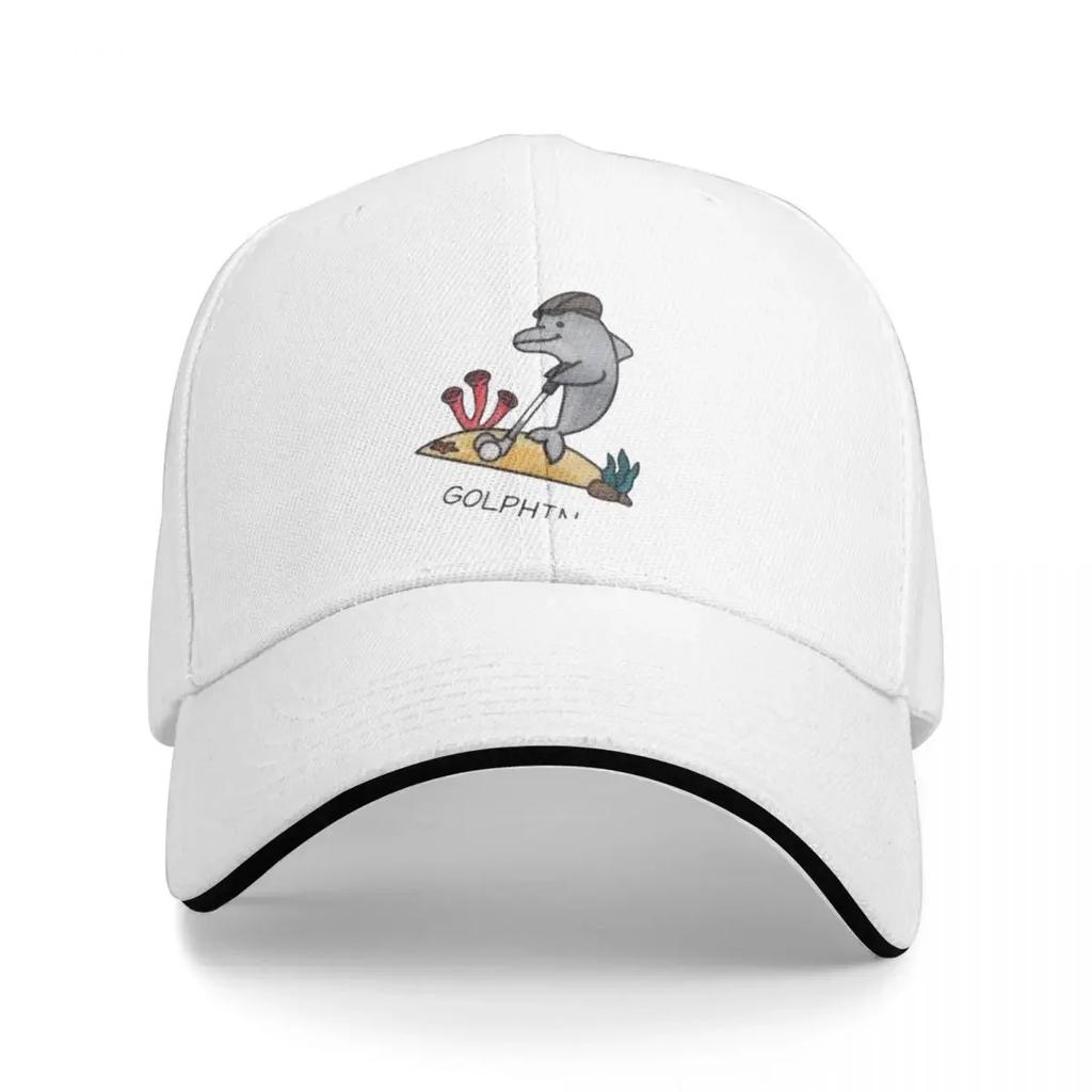 Golphin  The ultimate golf playing dolphin Baseball Cap Golf  Hat Luxury Brand Male Womens